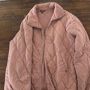 Dusty Mauve Wild Fable quilted jacket